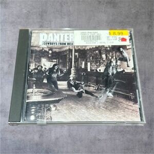 Pantera Cowboys From Hell CD Album 1990 ATCO 91372-2‎ Groove Metal